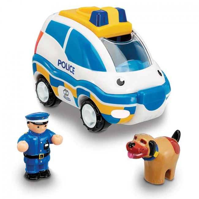 WOW Toys - Speelgoedauto Charlie Police Chase | Politieachtervolging Speelset