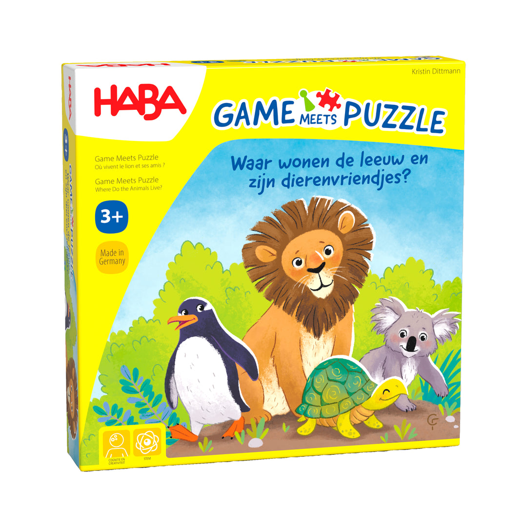 Haba - Waar Wonen De Leeuw En Zijn Dierenvriendjes? | Game Meets Puzzle