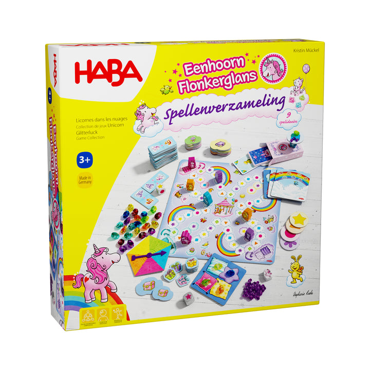 Haba - Eenhoorn Flonkerglans Spellenverzameling | Vanaf 3 jaar