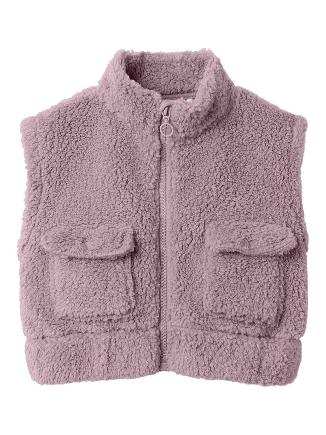 Teddy Vest Tofluf Loose Elderberry