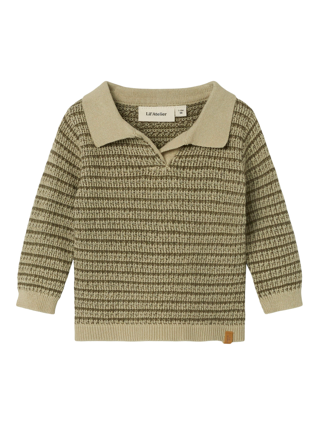 Polo Trui Barker Knit Moss Gray