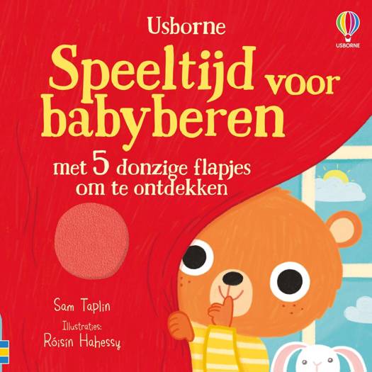 Usborne - Boek Speeltijd Voor Babyberen | Interactief Boekje