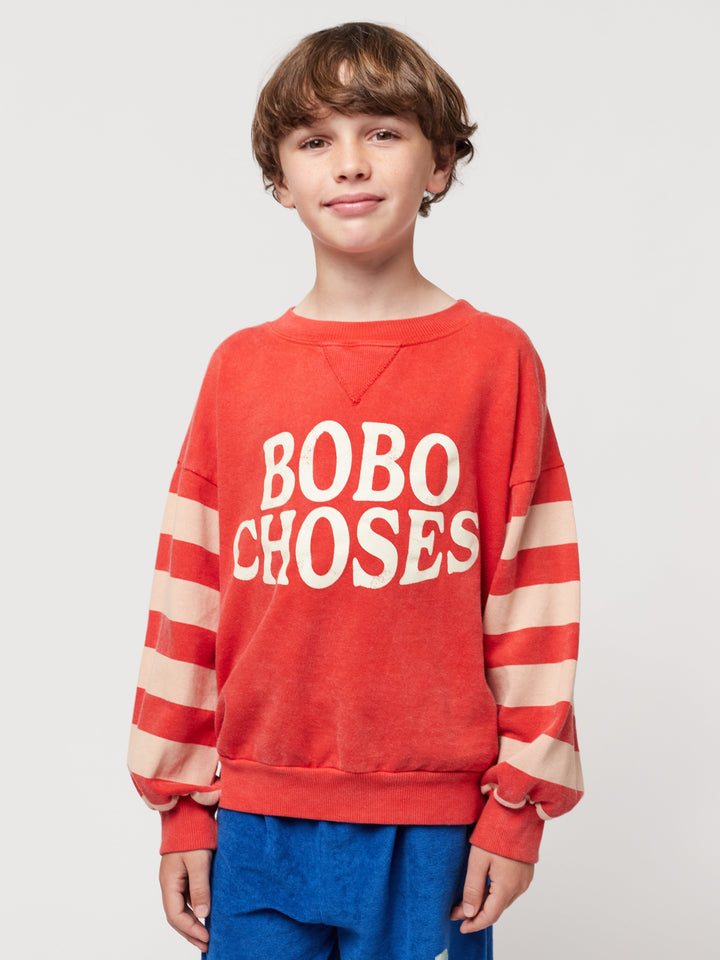 Sweater Bobo Stripes Red
