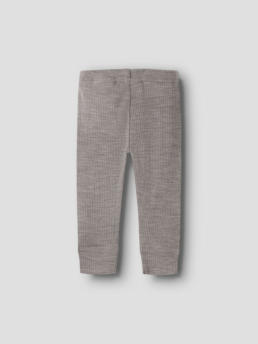 Name It - Legging Wax Wool Rib Satellite