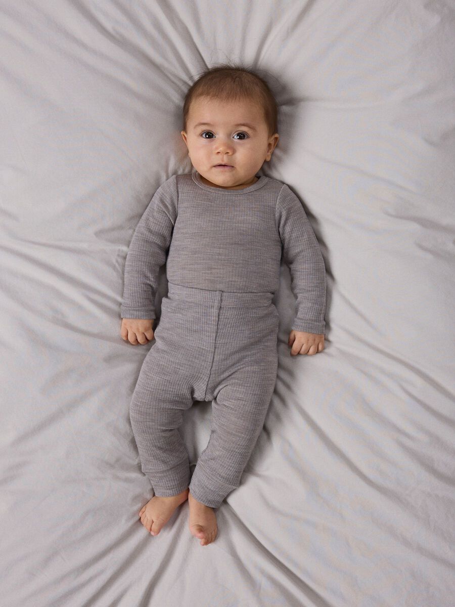 Name It - Legging Wax Wool Rib Satellite