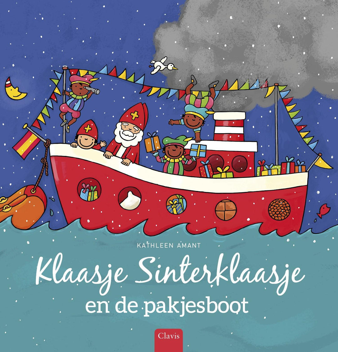 Boek Klaasje Sinterklaasje En De Pakjesboot