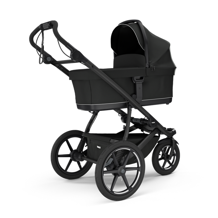 Thule Urban Glide 3 buggy in zwart met grote wielen en comfortabele zitje