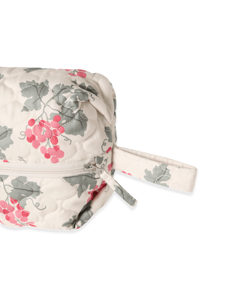 Garbo & Friends - Toilettas Small Satin Quilted | Grapes Pink