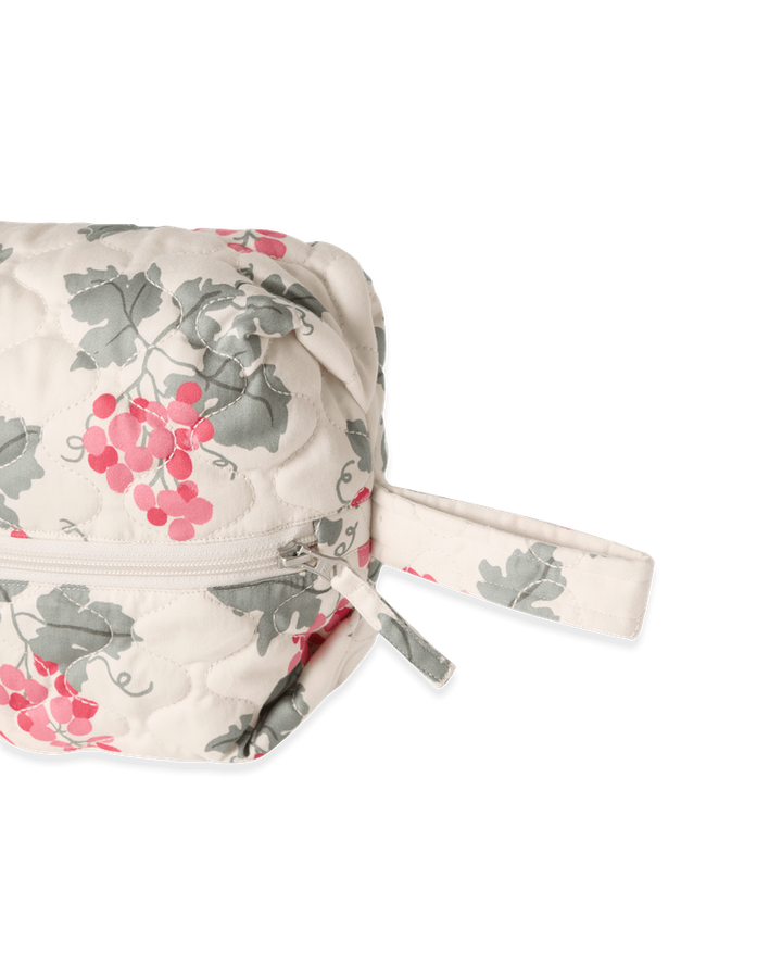Garbo & Friends - Toilettas Small Satin Quilted | Grapes Pink