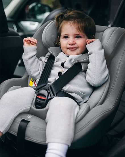 Thule Elm Groep 1 autostoel Light Grey met Thule Impact Protection System