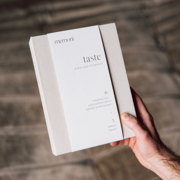 Memorii - Memorii Taste 16 Bewerkte Prints + 3 Fotohouders