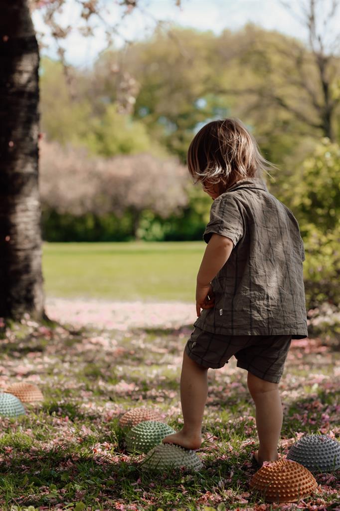 Find That Hippo Sensorische Stenen Zonsopgang, set van 4 met Scandinavische kleuren en antislip nopjes, geschikt voor kinderen vanaf 2 jaar