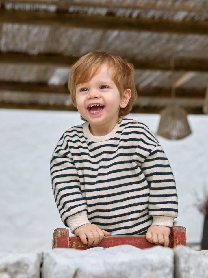 Play Up - Striped Jersey Sweater Cocoon