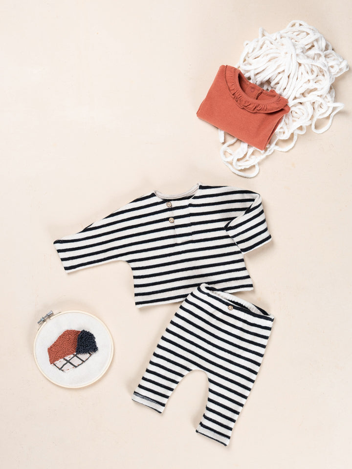 Play Up - Striped Jersey Leggings Cocoon