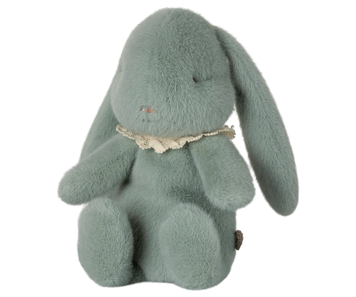 Maileg Bunny Met Paasei Mint – lief knuffelkonijn met katoenen kraag in een vintage metalen paasei