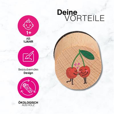 Kneta - Stempelset Hout | Fruit