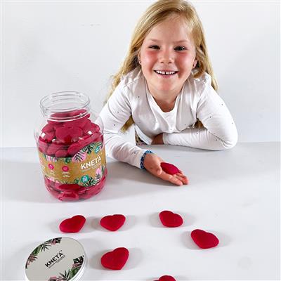 Kneta - Speelklei Vegan Hartvormig | Roze