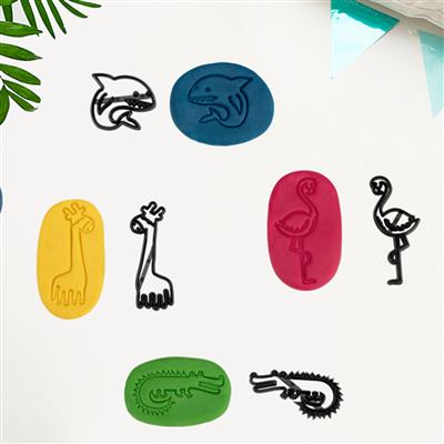 Kneta - Uitsteekvormpjes Hout | Zoo Crew