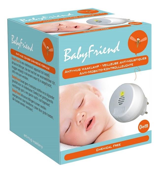 Babyfriend Anti-mug Waaklamp van Squitos in kinderkamer, ultrasoon muggenafweer zonder chemicaliën