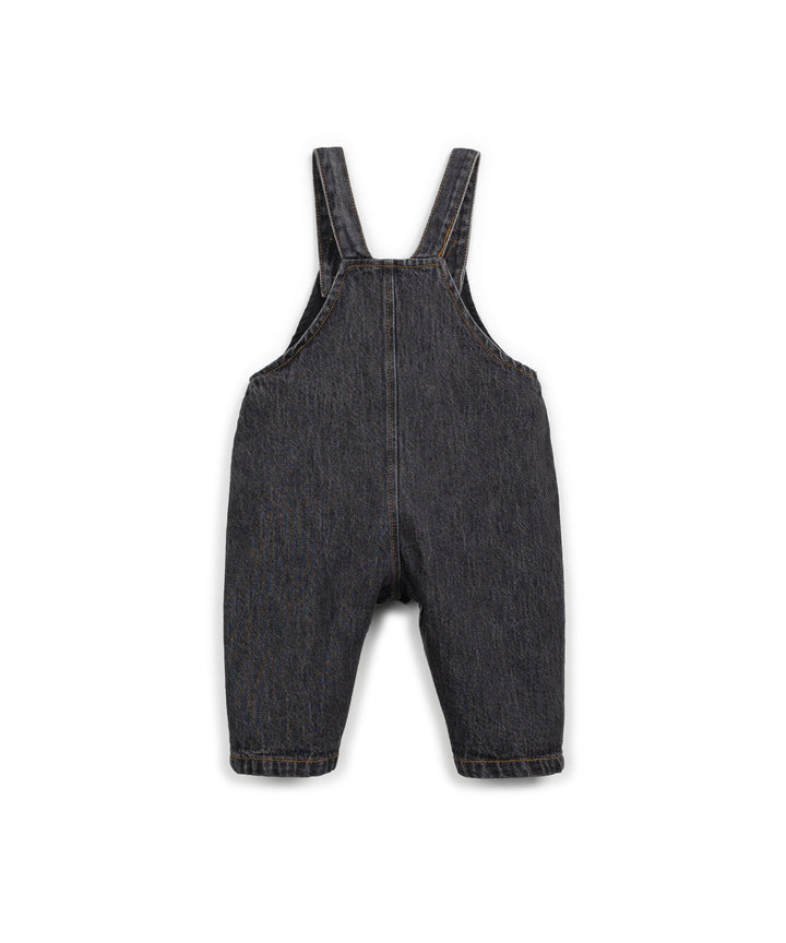 Play Up - Salopette Pocket Denim Grafite