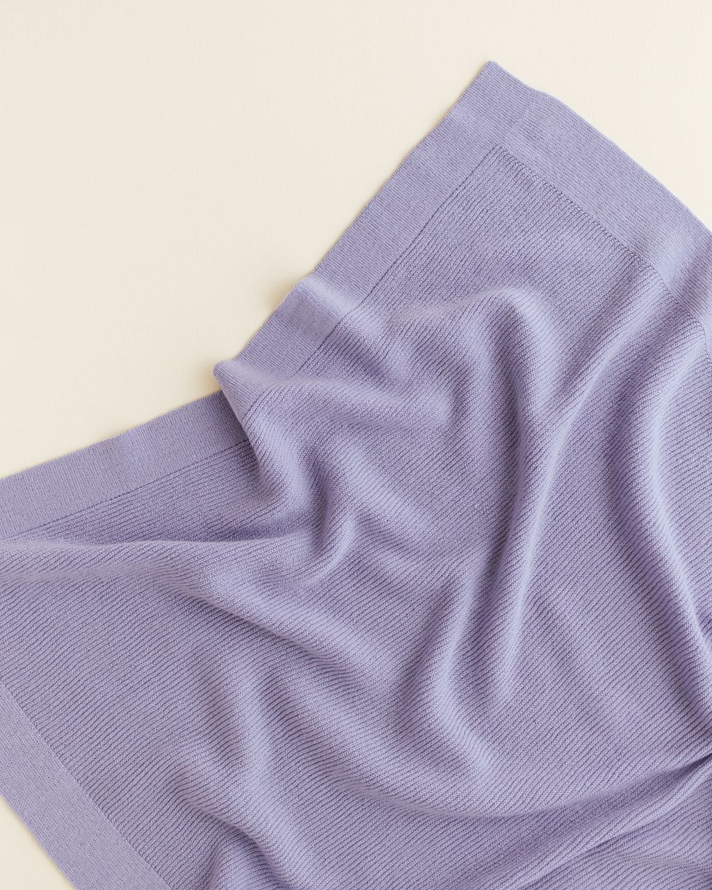 Hvid deken Gust van merinowol in Lilac, 70x95 cm
