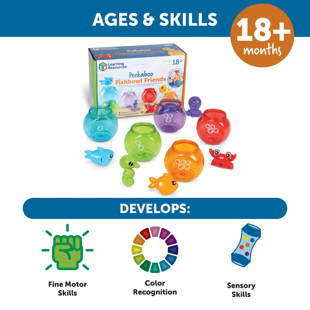 Learning Resources - Peekaboo Fishbowl Friends