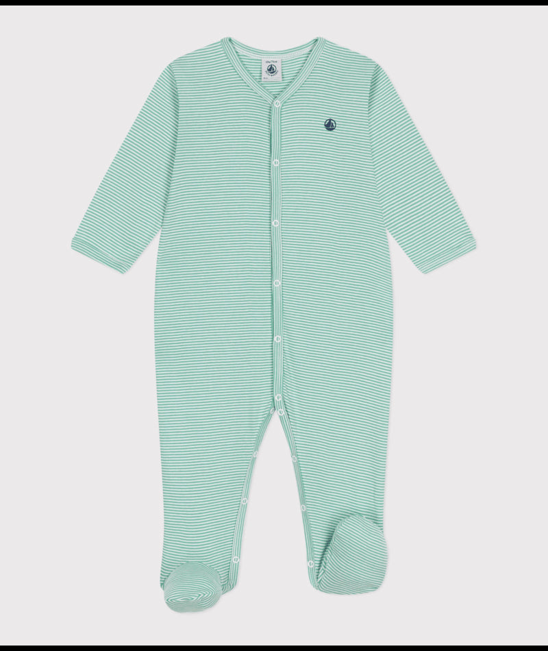 Pyjama Met Voetjes Stripes Aloevera