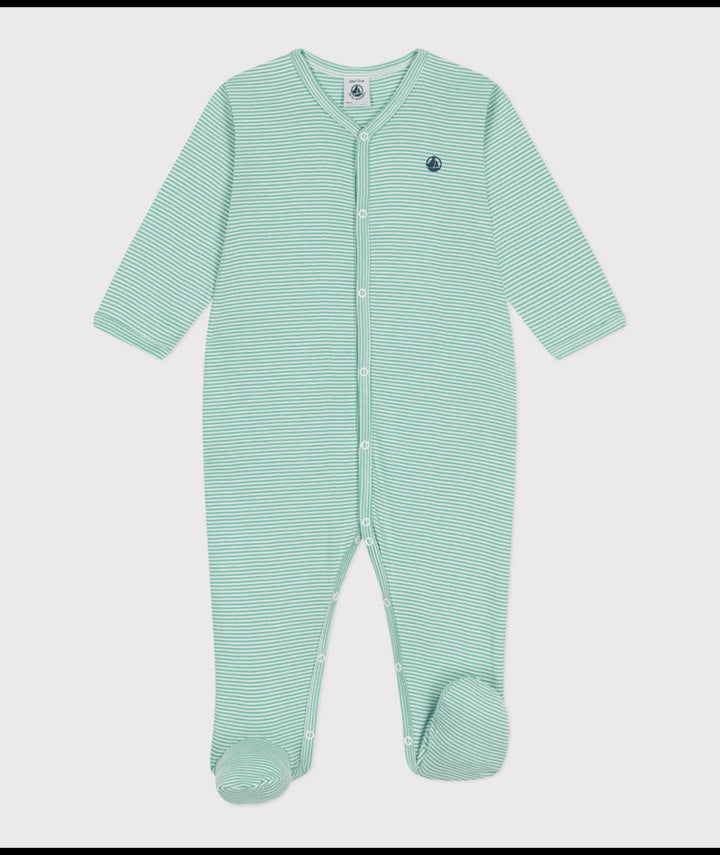 Pyjama Met Voetjes Stripes Aloevera