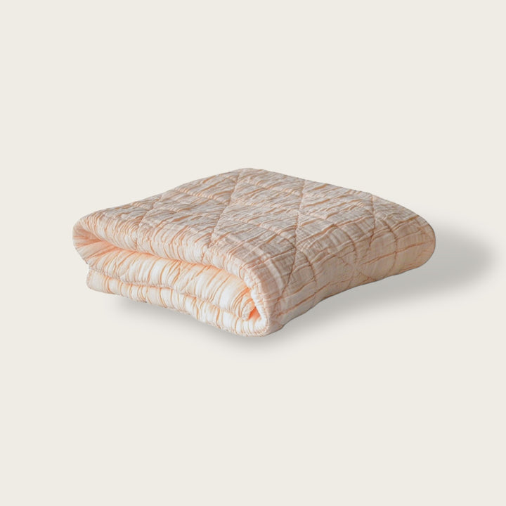 Coco & Pine - Deken 100 x 135 cm Bobbie Cream Pink | Roze