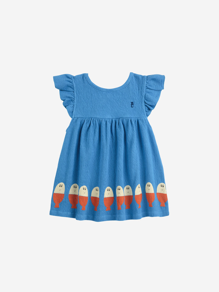 Jurk Baby Morning Egg Ruffle Blue