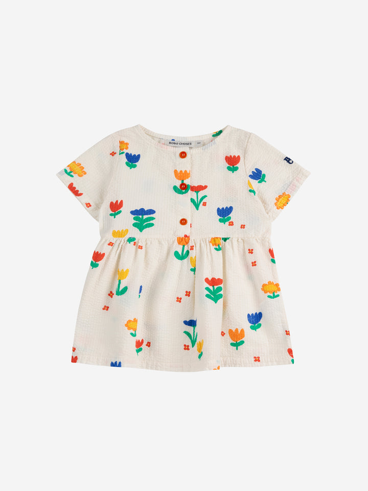 Jurk Baby Garden Party All Over Offwhite