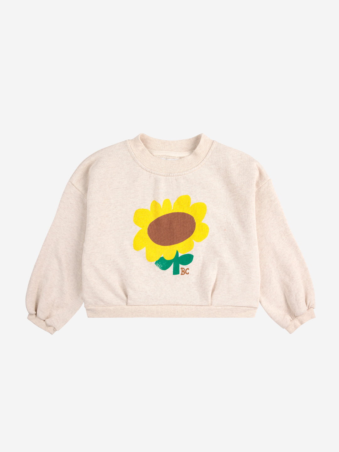 Sweater Sunflower Cropped Offwhite