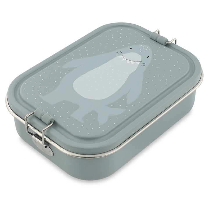 Trixie lunchbox Mr. Shark van RVS met vaste verdeling