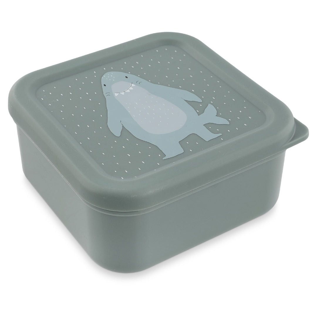 Set van 3 snackdoosjes Mr. Shark van Trixie in verschillende formaten