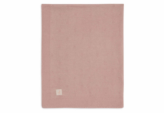 Deken Wieg 75 x 100 cm Cosy Knit Wild Rose