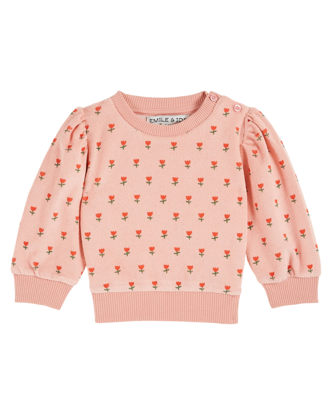 Sweater Baby Petite Tulipe Terry Blossom