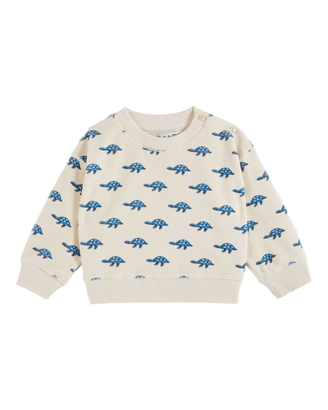 Sweater Baby Tortue Terry Creme