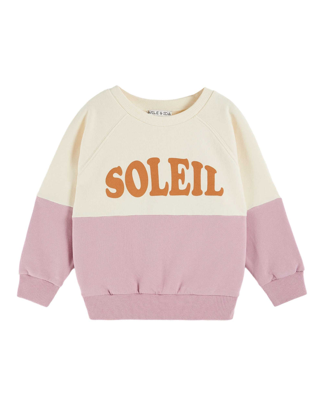 Sweater Soleil Two-Tone Lilas