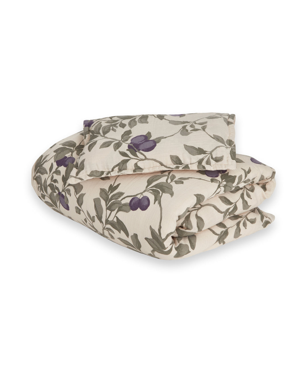 Donsovertrek Bed 100 x 140 cm Plum