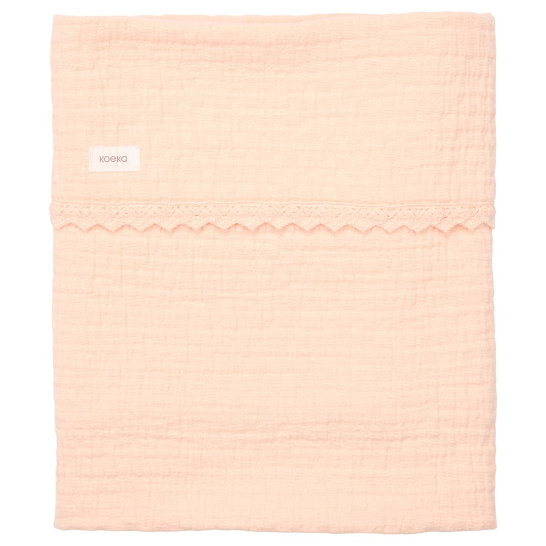 Deken Wieg 75 x 100 cm Elba Lace Peach