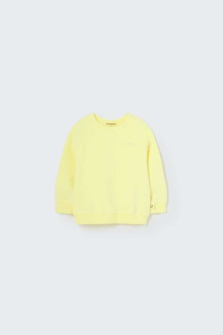 Sweater Bruno Soft Plush Neon Yellow