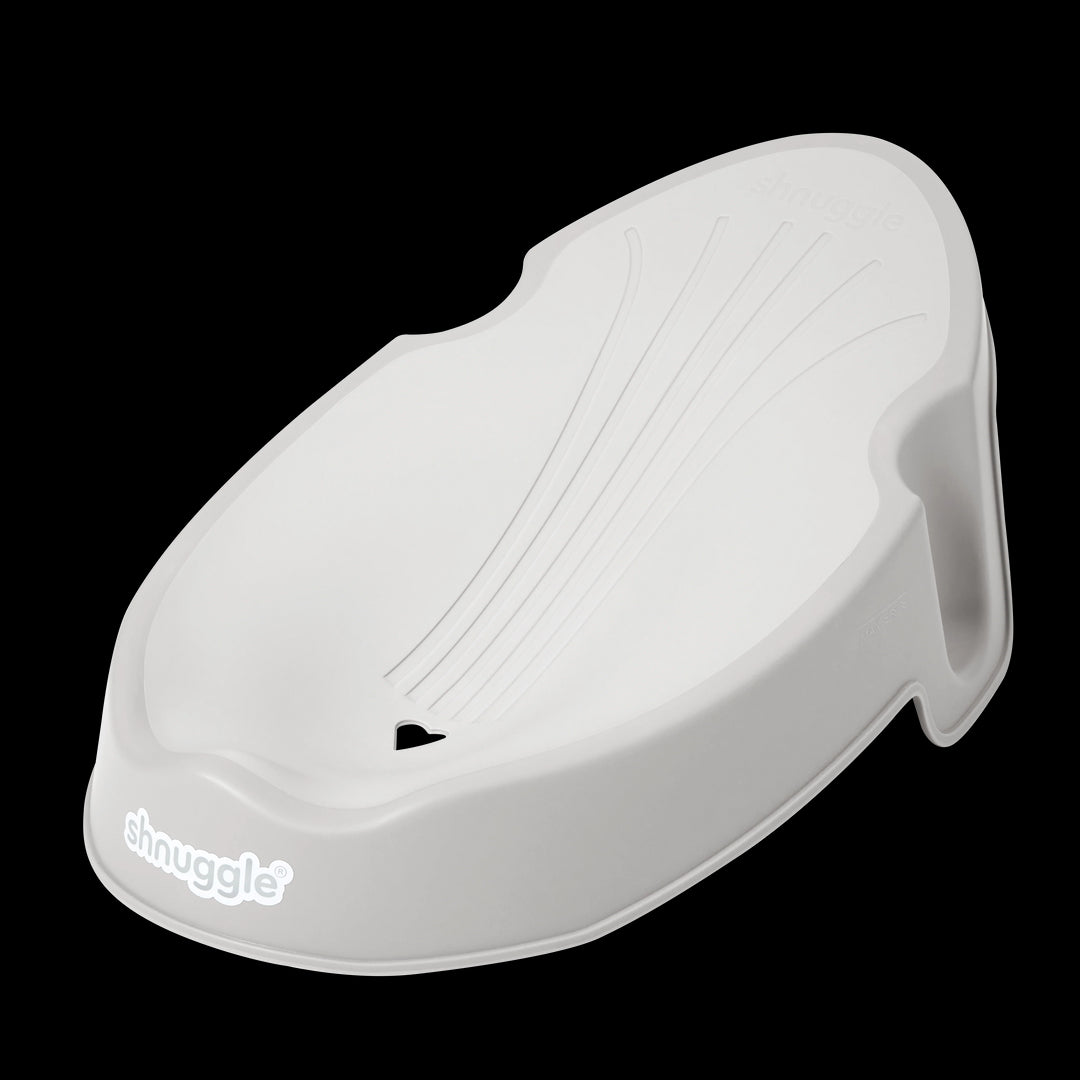 Shnuggle badsteun voor pasgeborenen in taupe, ergonomisch en antislip