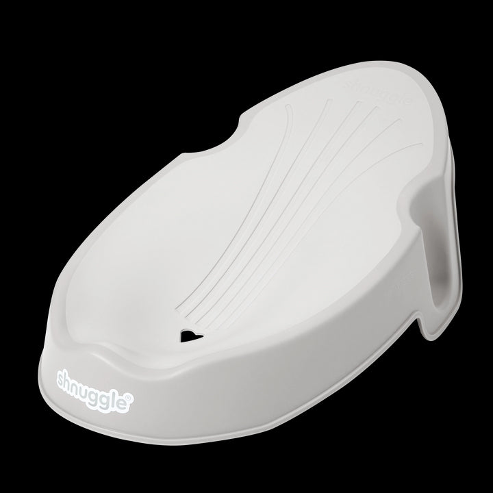 Shnuggle badsteun voor pasgeborenen in taupe, ergonomisch en antislip