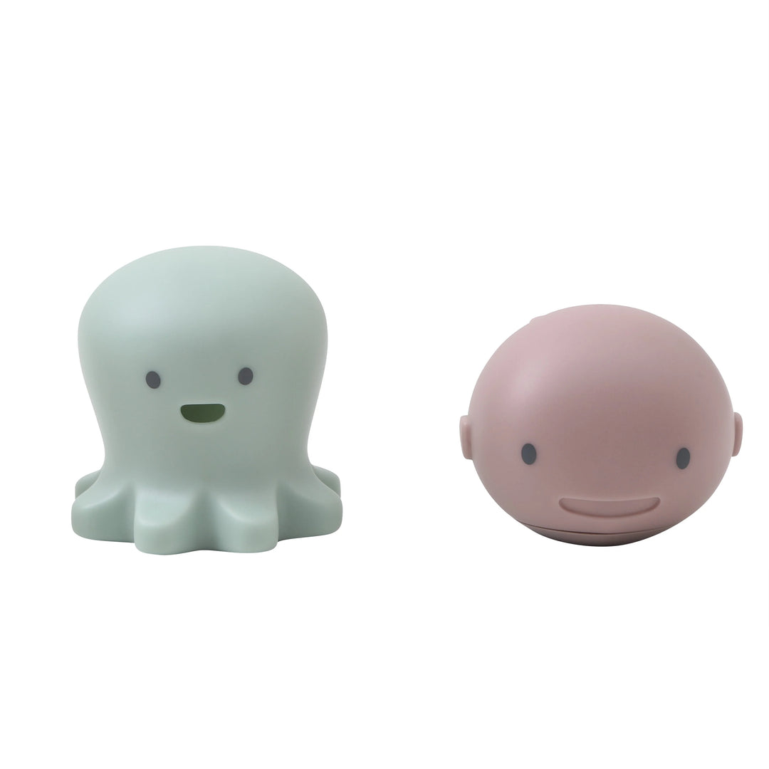 Shnuggle Bath Buddies badspeeltjes set met octopus en walvis