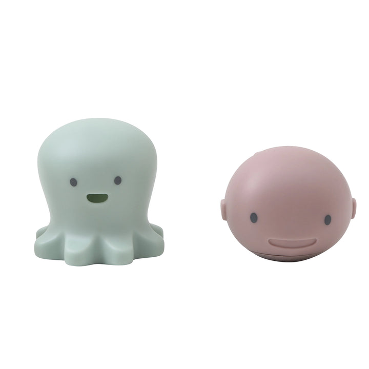 Shnuggle Bath Buddies badspeeltjes set met octopus en walvis