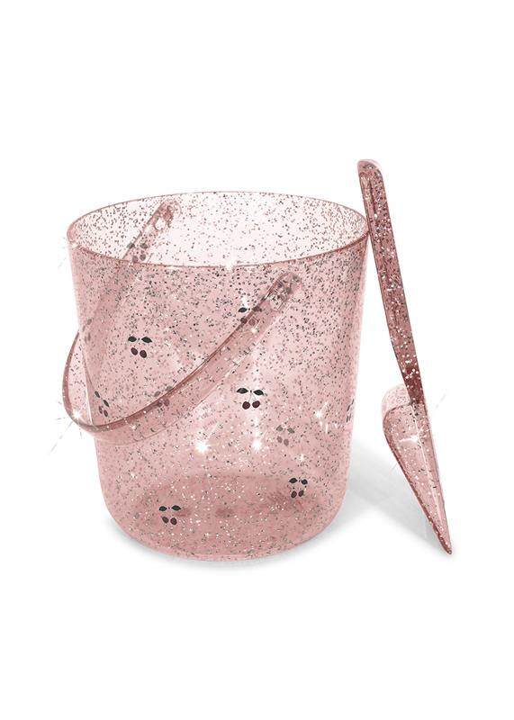 Strandset Emmer + Schop Glitter Cherry