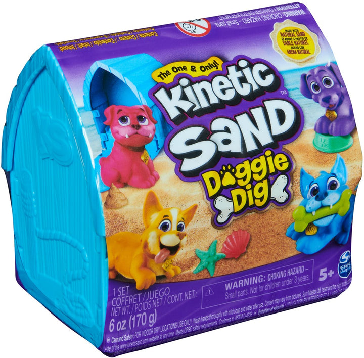 Kinetic Sand speelset met hondje, strandzand en verborgen schatten