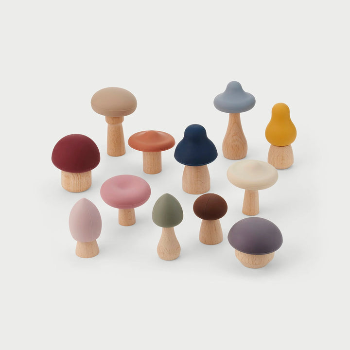Tickit - Paddenstoelen Silisoft | Aarde Kleuren