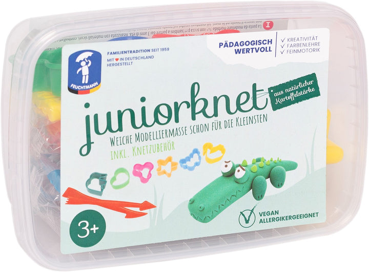 Feuchtmann Peuterklei Midi boetseerklei in felle kleuren, glutenvrij en niet-drogend