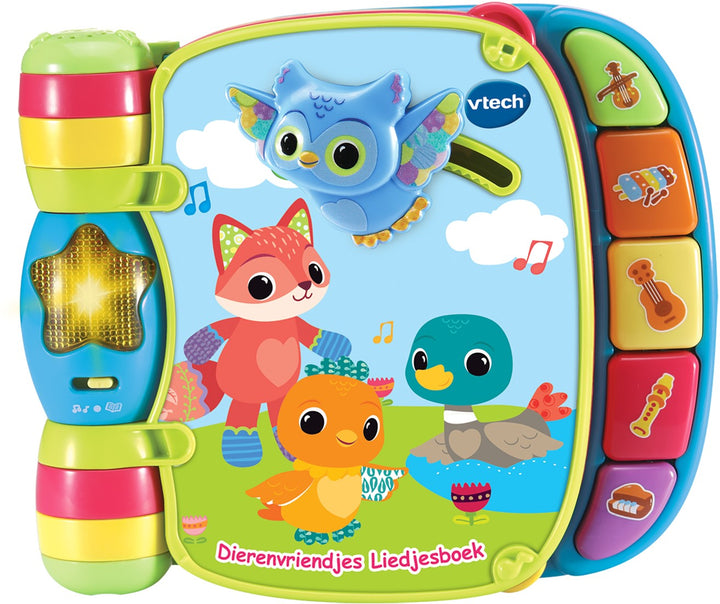 Interactief Vtech liedjesboek met dierenvriendjes en pianotoetsen